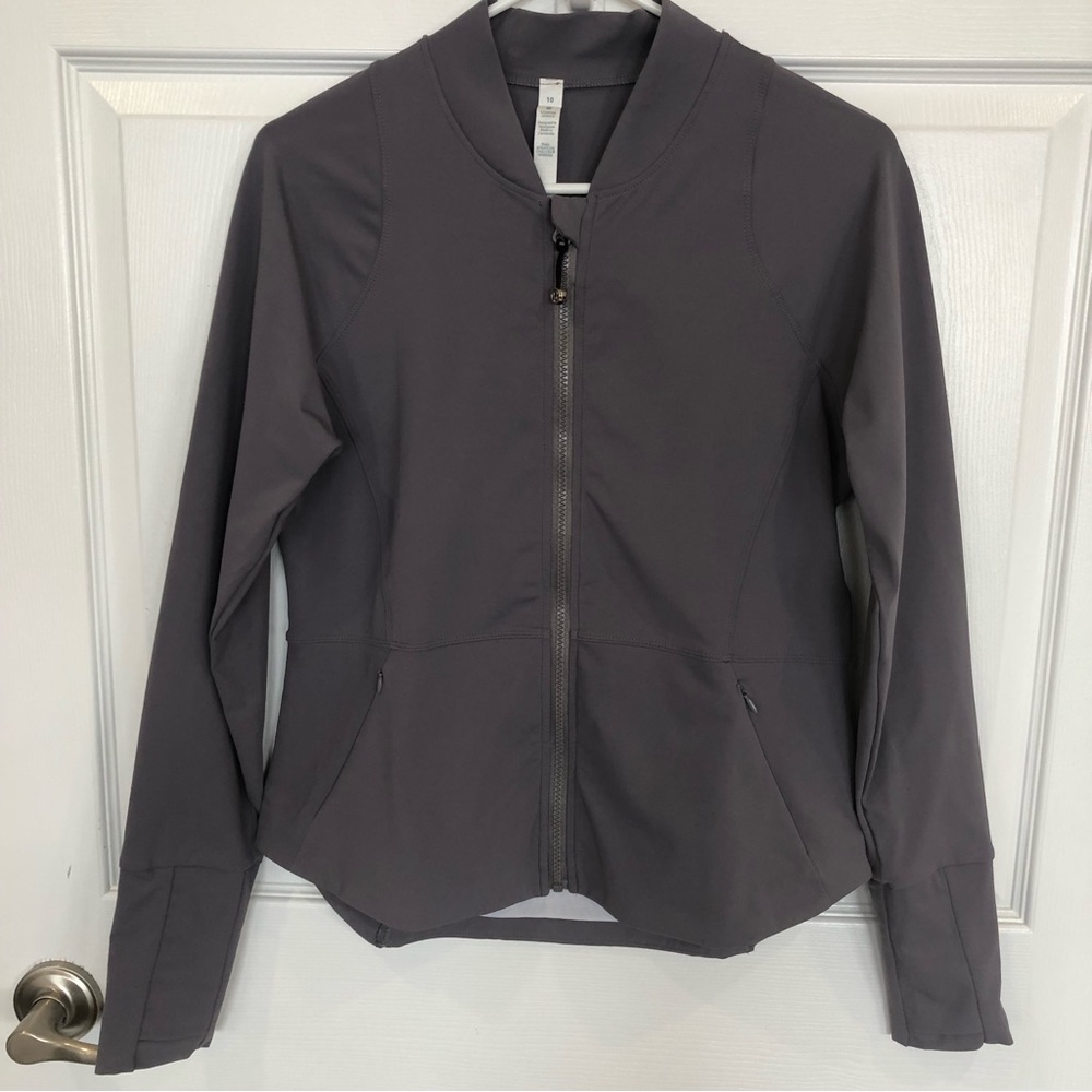 lululemon athletica Women's Gray Zip-Up Jacket